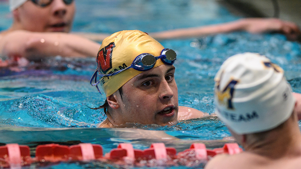 Jake Eccleston Celebrating 4A Boys 200 IM (2023)