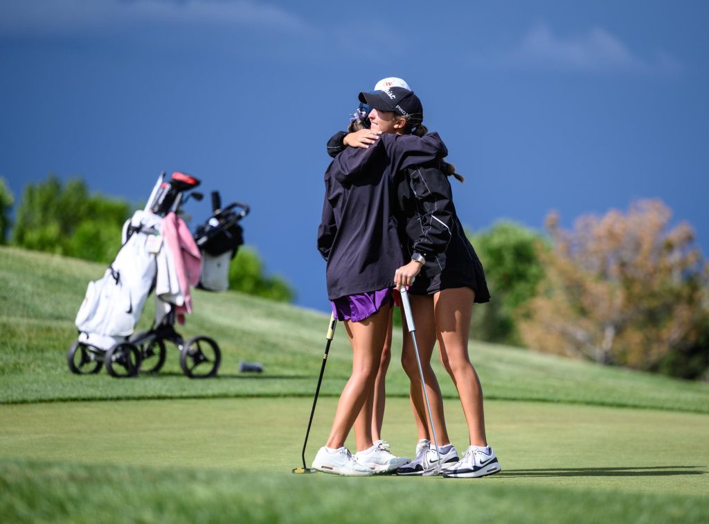 Logan Hale and Hadley Ashton hug