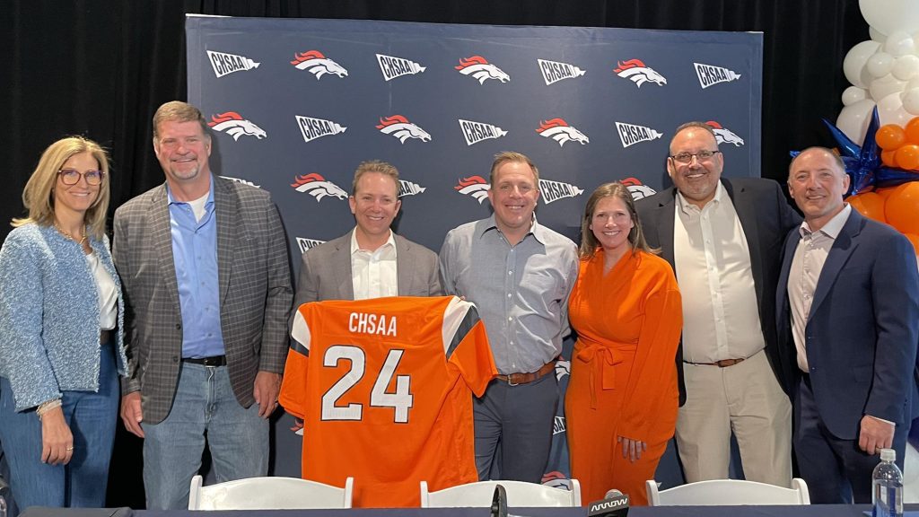 Girls Flag Football Press Conference with Denver Broncos