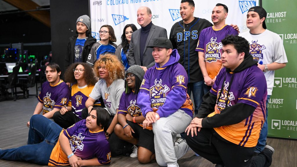 Governor Jared Polis at Esports State Championship