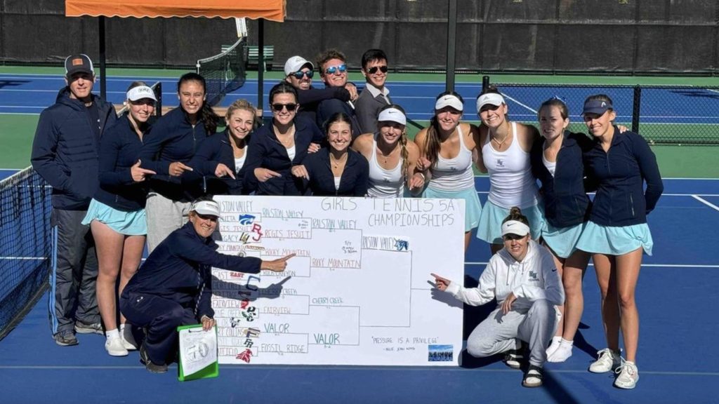Ralston Valley girls team tennis semifinal win