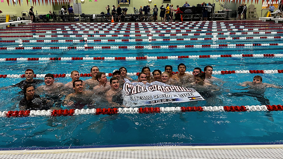 Silver Creek 2024 4A Boys Swimming State Champions