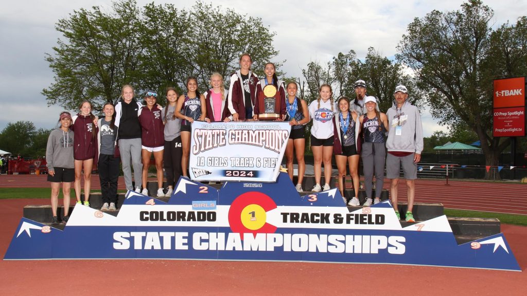 1A Girls Track and Field State Champion - Merino