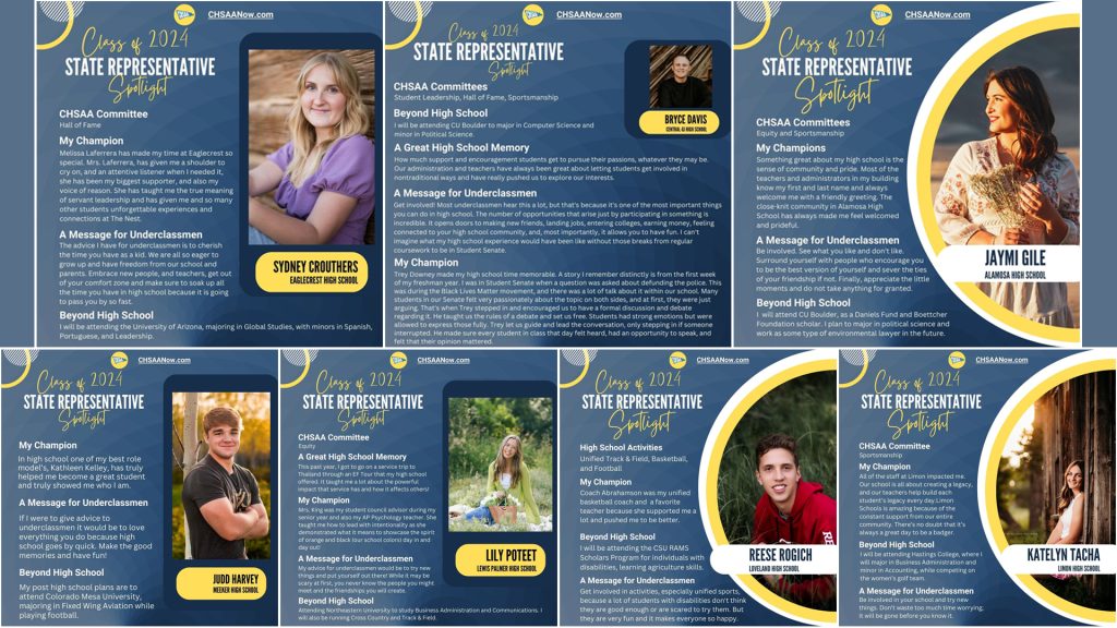 Class of 2024 CHSAA State Reps