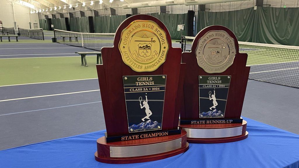 3A Girls Tennis Trophies at Denver Tennis Park