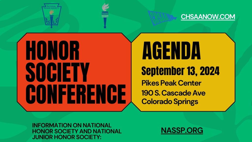 NHS/NJHS Conference Flyer graphic