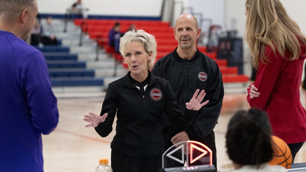 Sandy Sundine basketball official