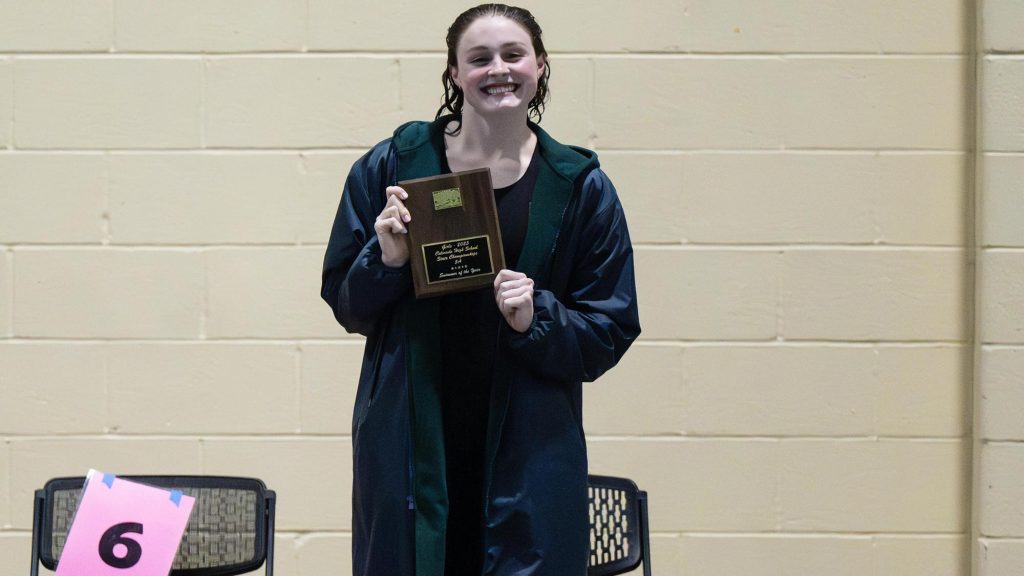 Madison Mintenko, 5A CHSCA Swimmer of the Year from Pine Creek