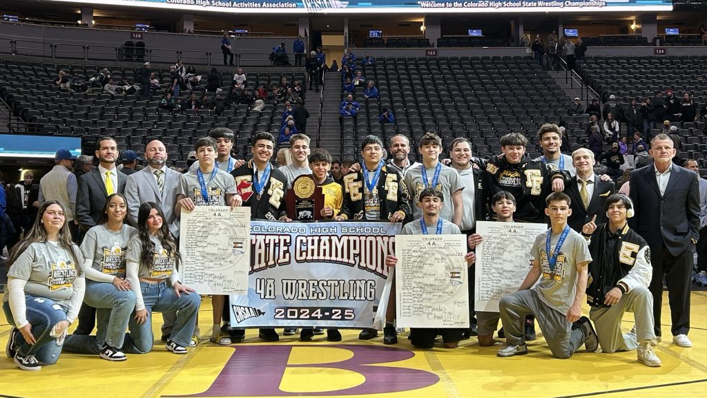 4A boys wrestling Pueblo East