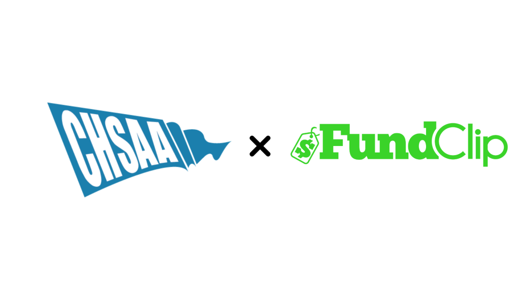 Graphic with logos of CHSAA and FundClip