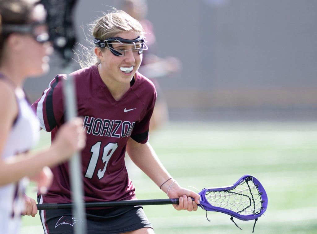 Kuepper Trinkel of Horizon playing lacrosse