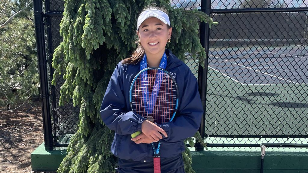 3A Girls Tennis - No. 1 Singles Champion - St. Mary’s Academy’s Ellie White