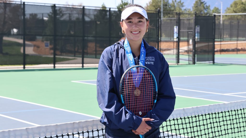 3A Girls Tennis - No. 1 Singles Champion - St. Mary’s Academy’s Ellie White
