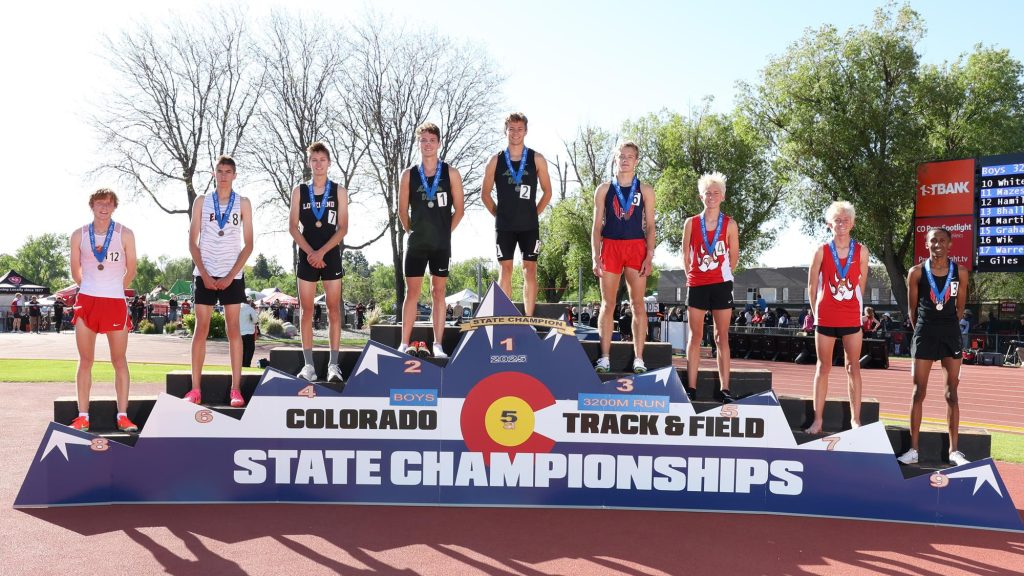 2025 5A Boys 3200m Podium