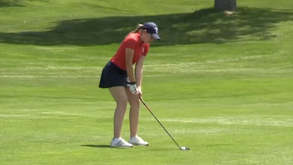 Kent Denver girls golfer at 2A State Championship