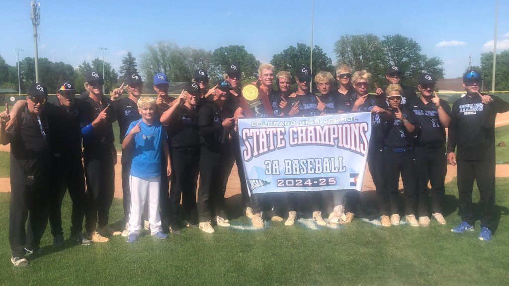 Coal Ridge team photo after winning the 3A baseball state championship