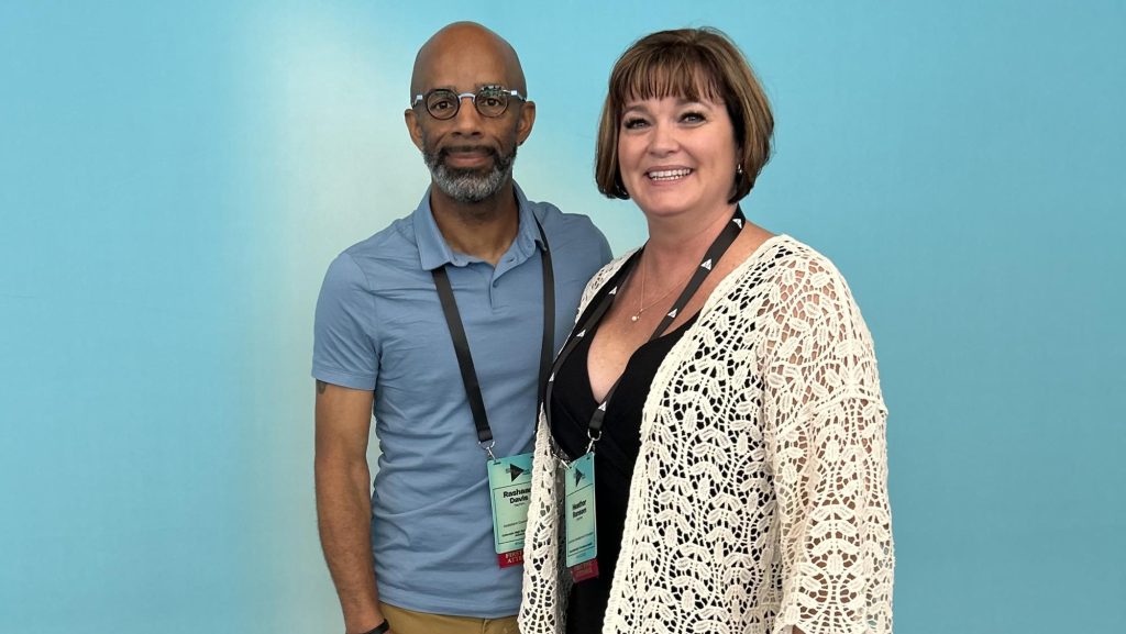 Rashaan Davis and Heather Ransom of Work2BeWell at Games for a Change Festival