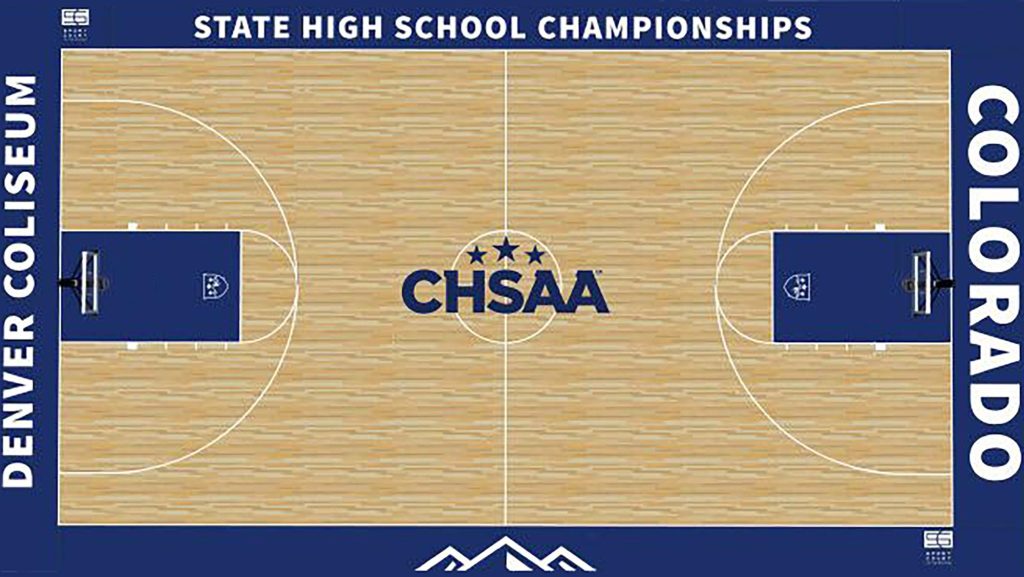 New Sport Court of the Rockies Floor for Denver Coliseum