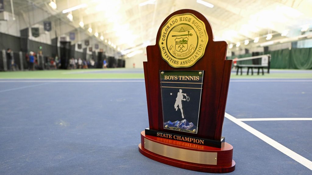 Boys Tennis State Championship Trophy