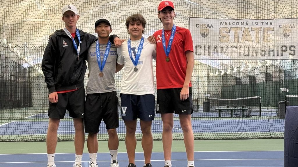 5A boys tennis medalists