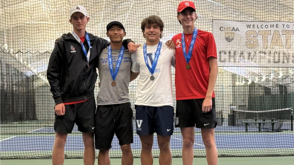 5A boys tennis top four No. 1 singles players