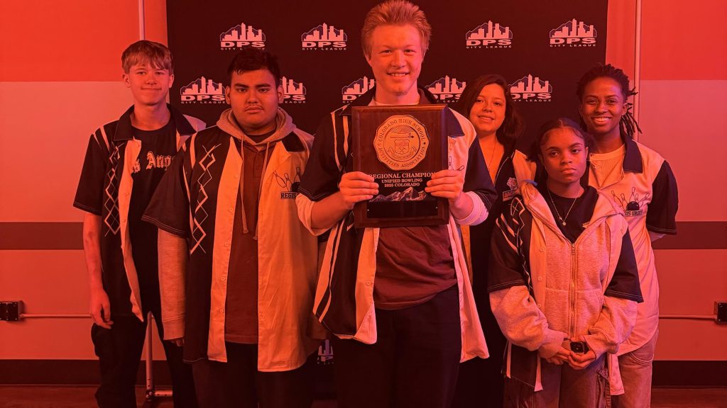 Regis Groff Region 4 Unified Bowling Champion