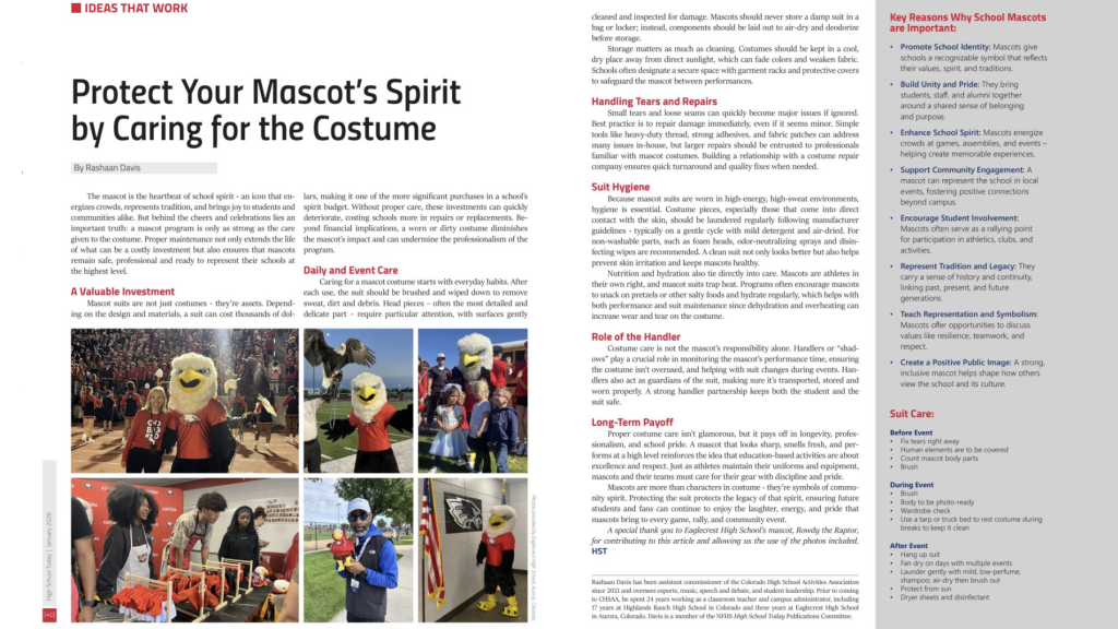 Mascot story - HST Today