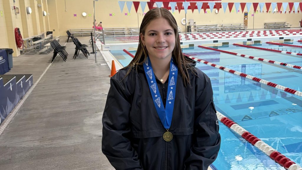 St. Mary's Academy's Mia White - 3A Diving Champion 2026