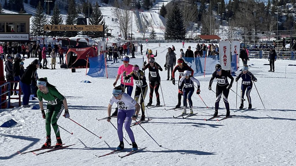 2025 Nordic Skiing State Championships race start