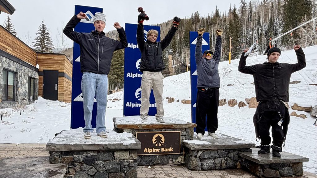 2026 Boys Giant Slalom Podium