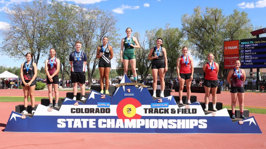 3A Girls Track - Discus
