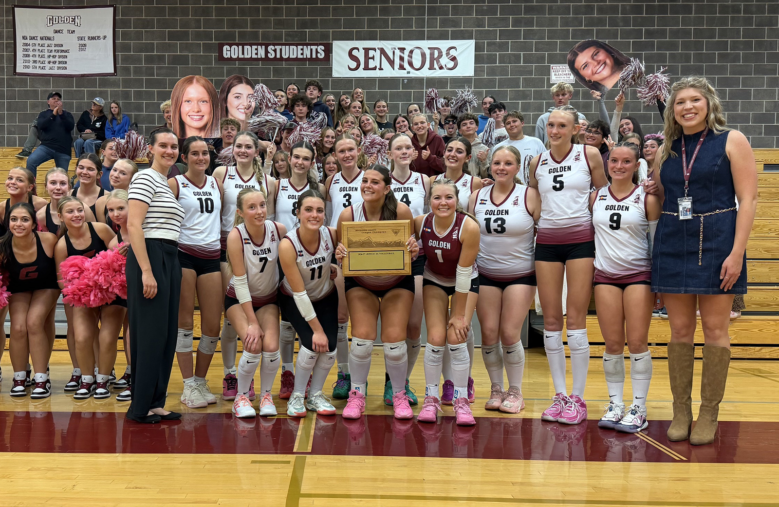 Golden girls volleyball clinches Jeffco League title for the first time ...